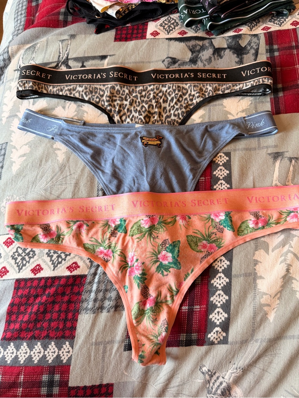 Victoria Secret/Pink Cotton Thongs